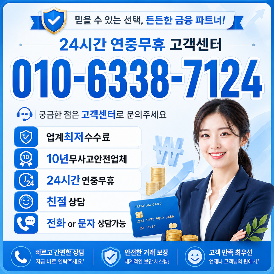 신용카드한도대출 한도와 상환 조건 확인 기준 대표 이미지